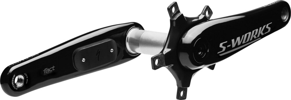 Specialized S-Works Power Cranks - Dual-Sided Gloss Tarmac Black 172.5mm