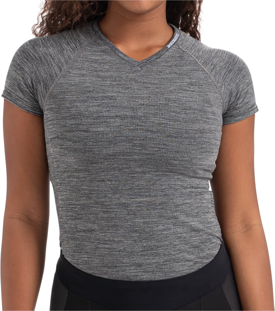 Specialized Women's Seamless Shortsleeve Base Layer Heather Grey L