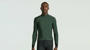 Specialized Men's SL Expert Long Sleeve Thermal Jersey Forest Green XL