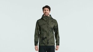 Specialized Men's Altered-Edition Trail Rain Jacket Oak Green S