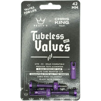 Peaty's Ventil, Chris King Tubeless MKII 42mm, Violet  Violet 42 mm